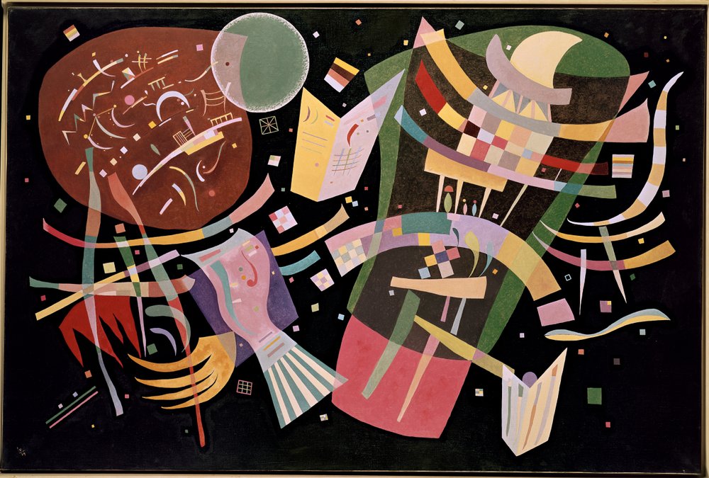 Wassily Kandinsky、AUS DER TIEFE File:Wassily Kandinsky - Schwarzer Fleck - 1947-0005